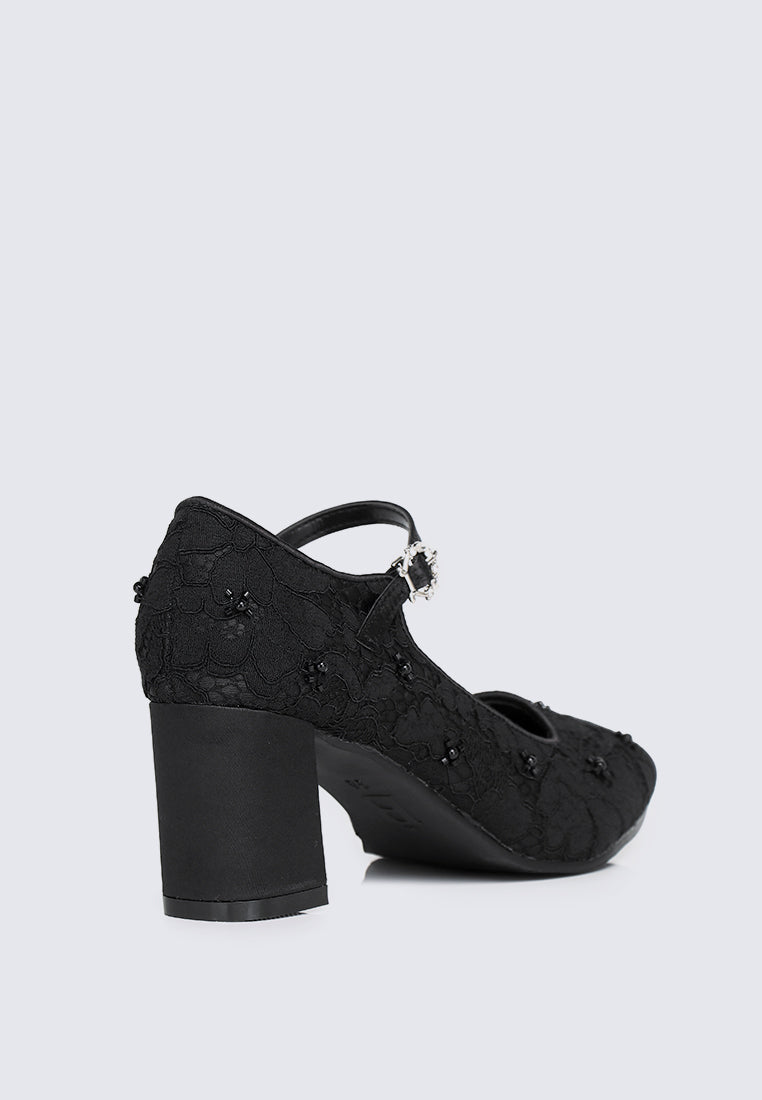 Candrea Comfy Heels In Black
