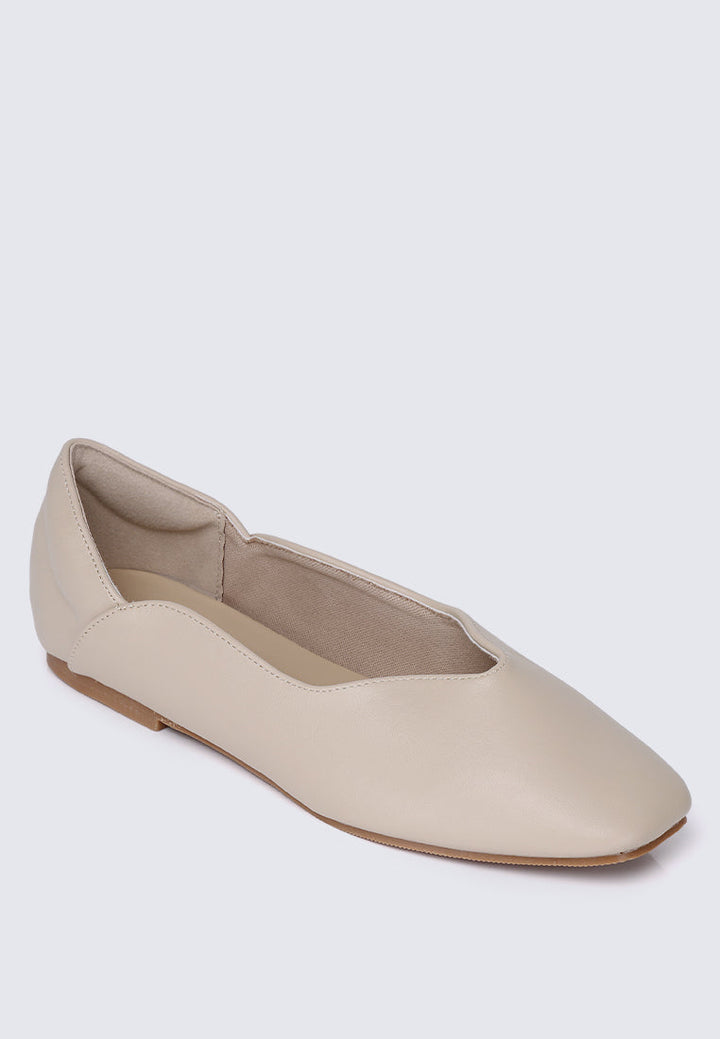 Etta Comfy Ballerina In Almond