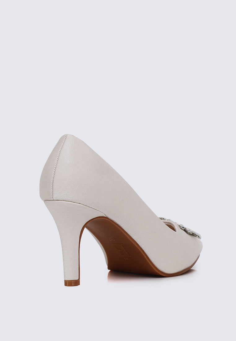 Heartina Comfy Heels In In Ivory