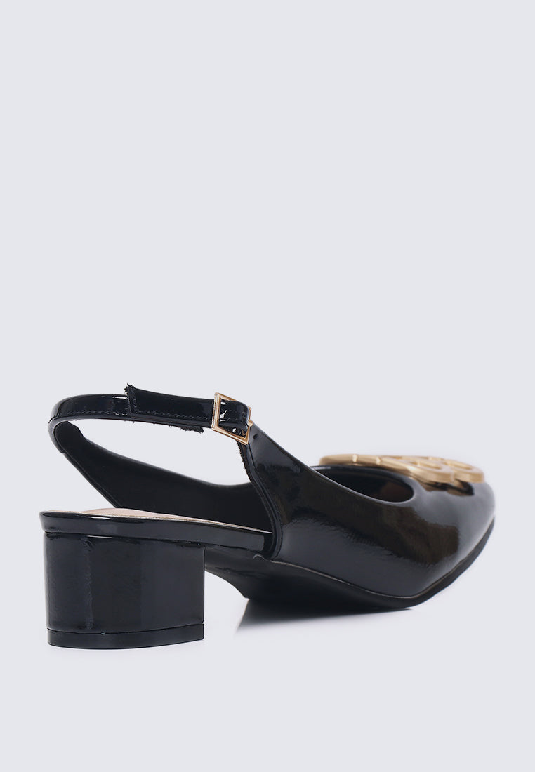 Priya Comfy Heels in Black