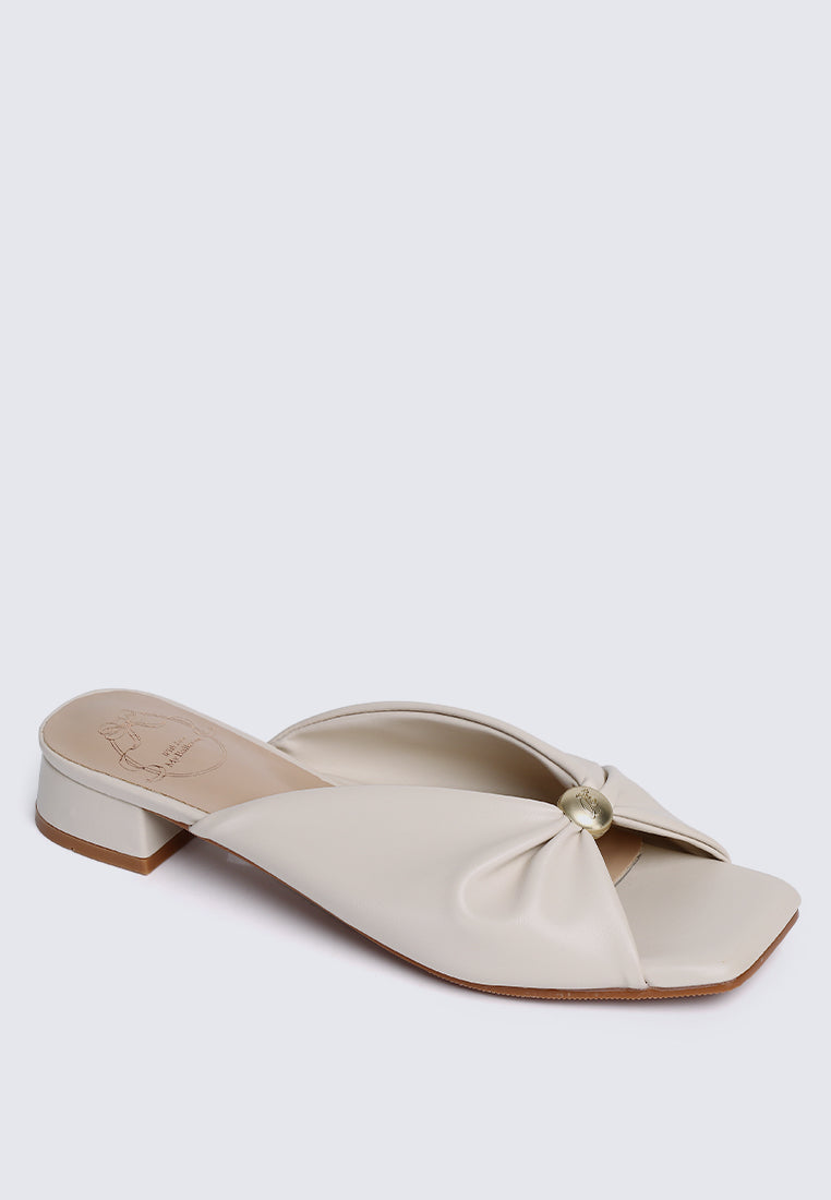 Mabelle Comfy Sandals In Almond