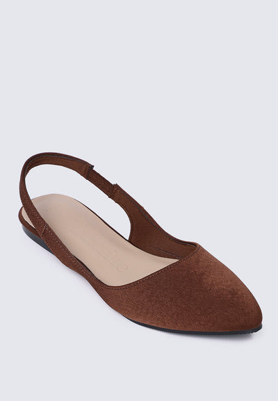 Kate Comfy Ballerina In Espresso