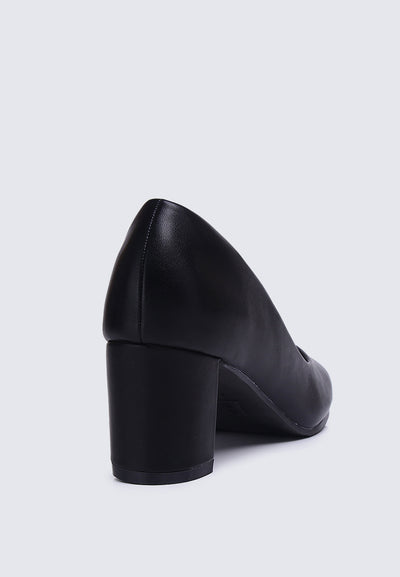 Pauline Comfy Heels In Black