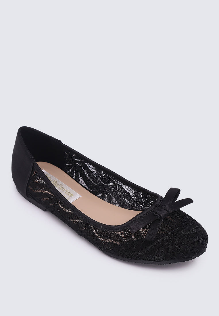 Cecelia Comfy Ballerina In Black