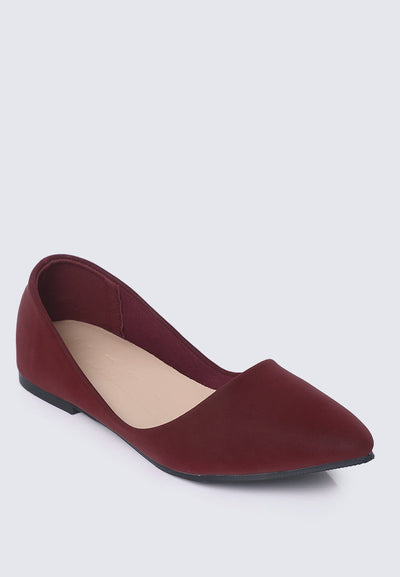 Cece 2.0 Comfy Ballerina In Maroon