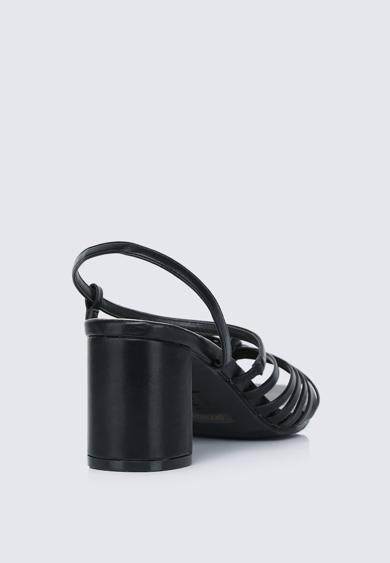 Alma Comfy Heels In Black