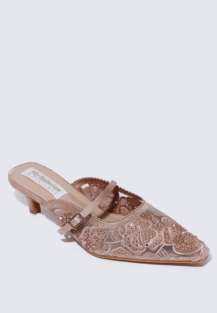 Améa Comfy Heels In Dusty Pink
