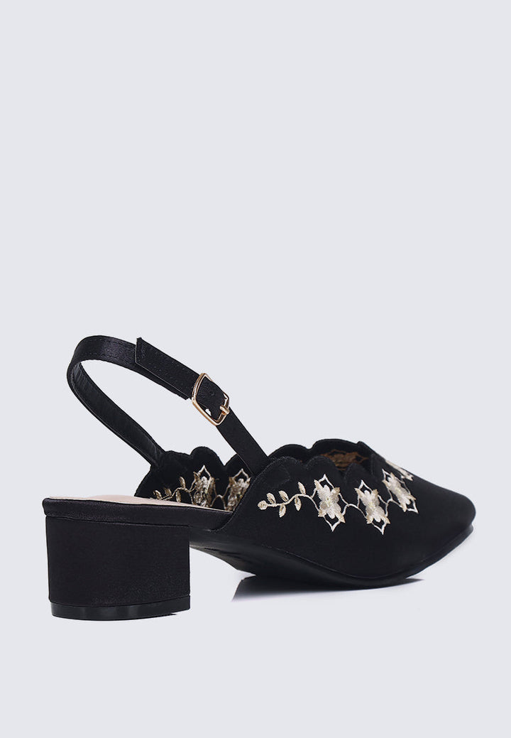 Anastasia Comfy Heels In Black