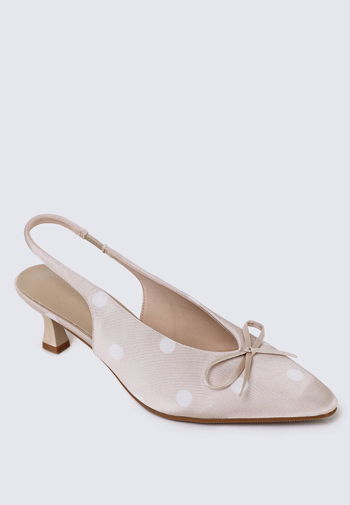 Velora Comfy Heels In Nude
