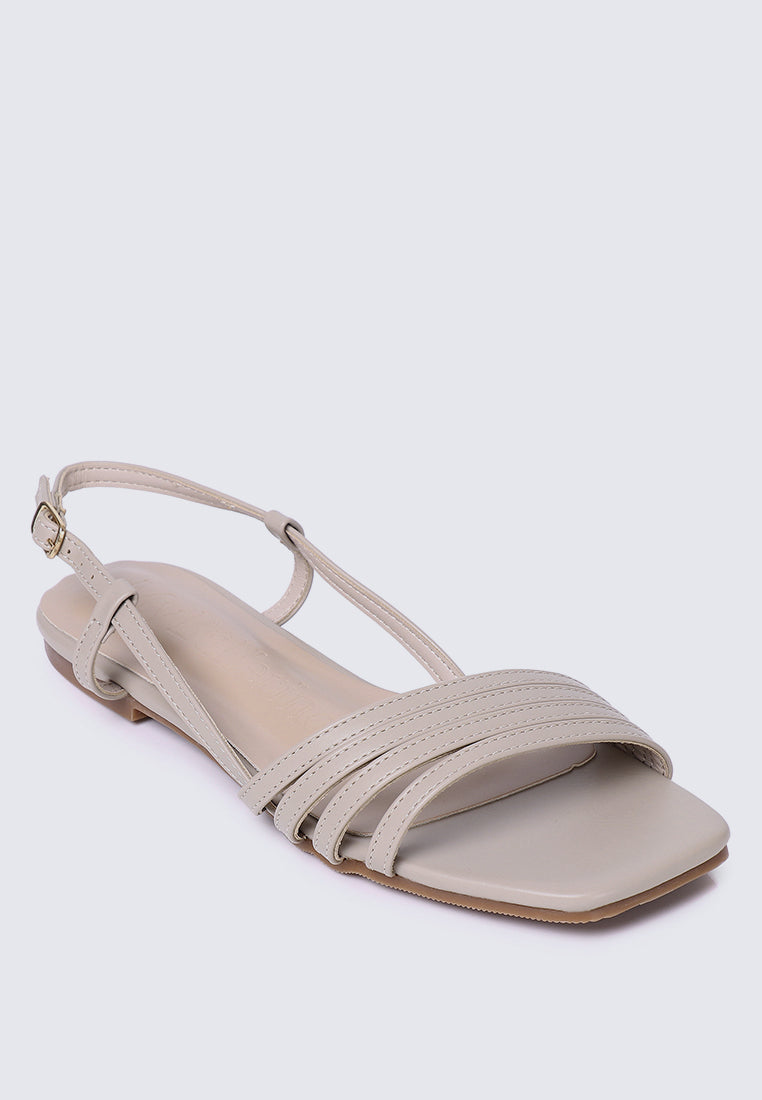 Elsie Comfy Sandals In Almond