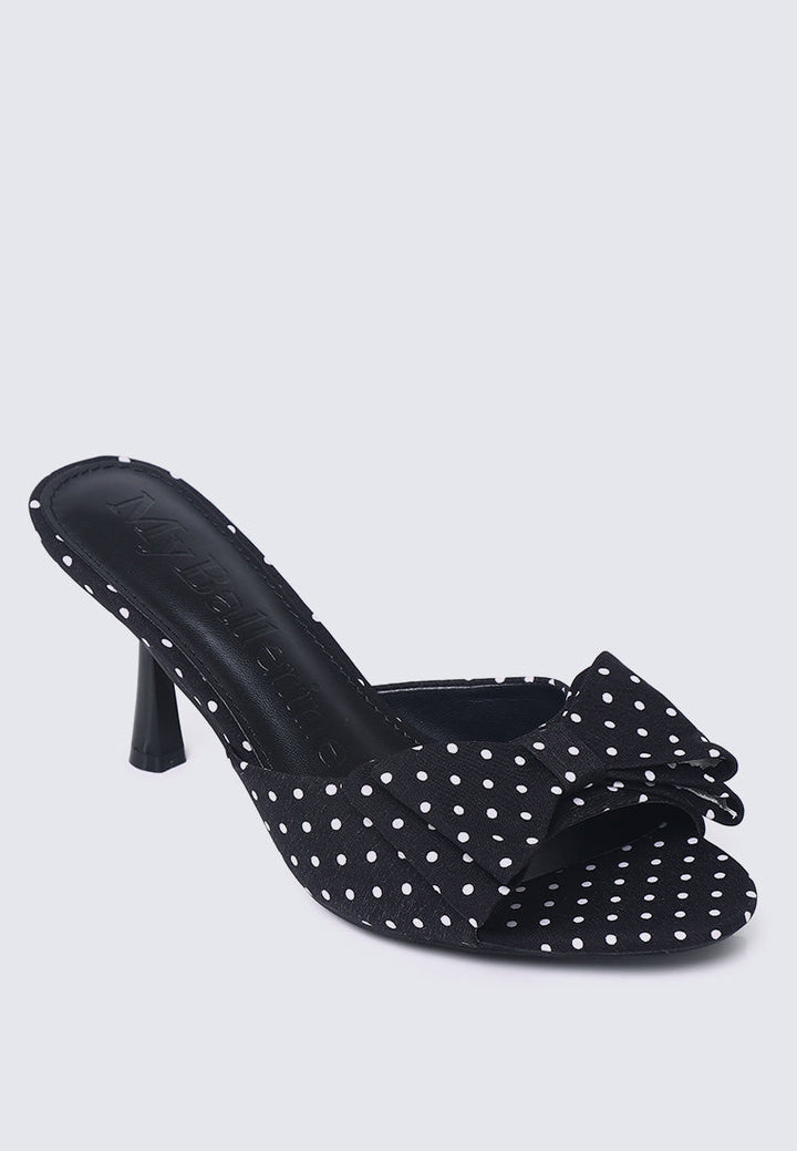 Polina Comfy Heels In Black
