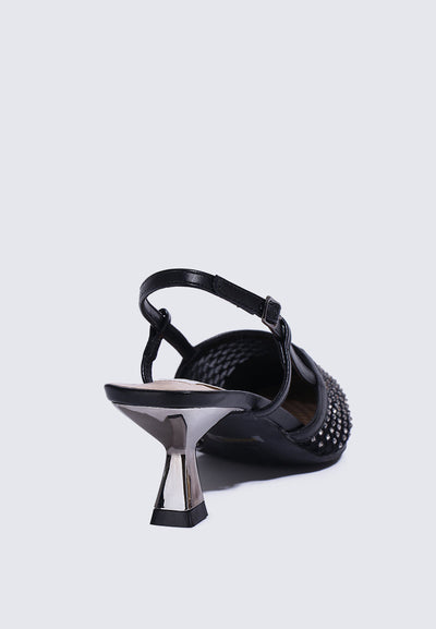Gwen Comfy Heels In Black