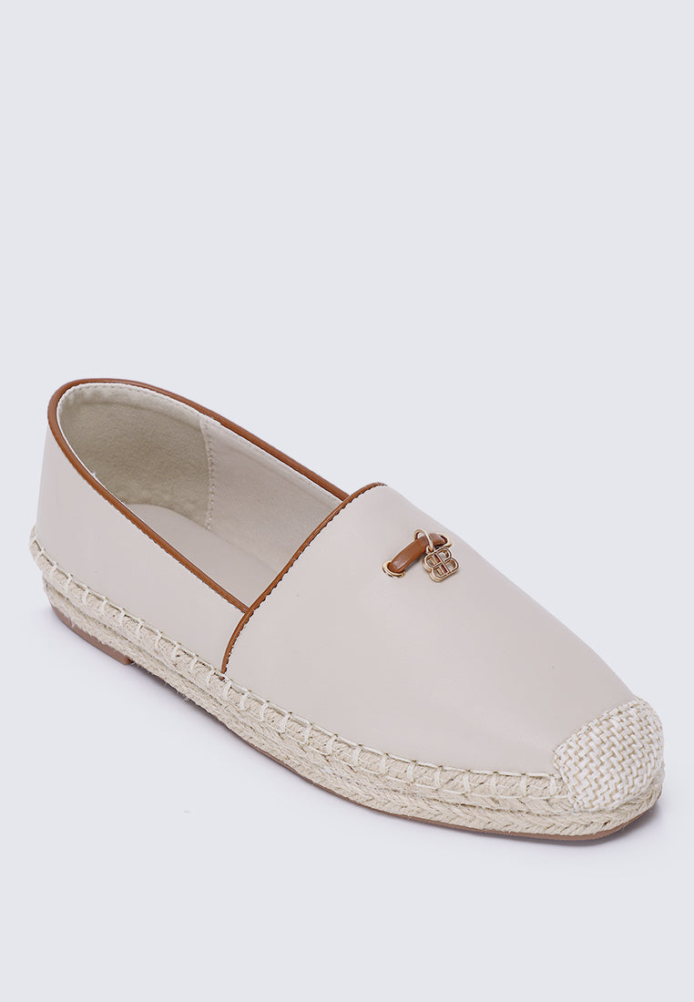 Roberta Comfy Espadrilles In Beige