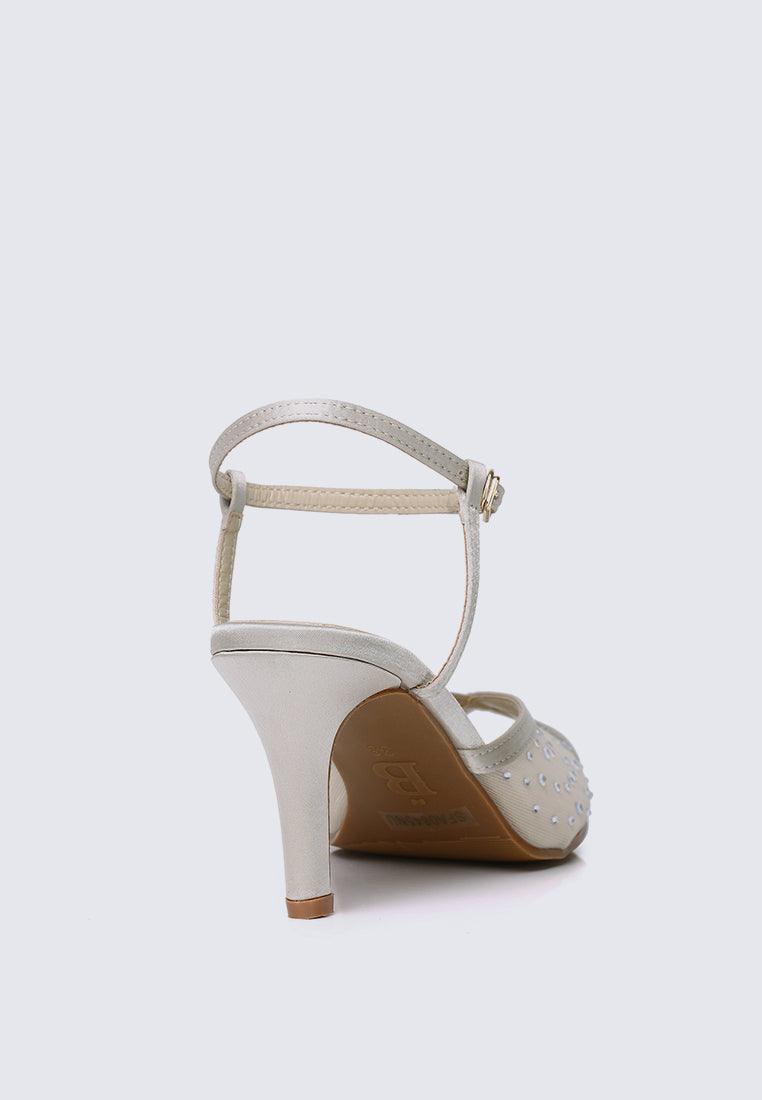 Ravenna Comfy Heels In Nude