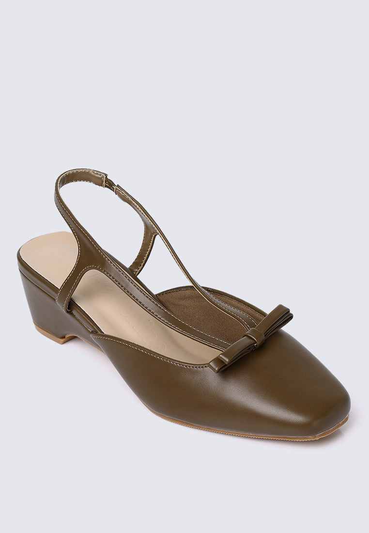Anya Comfy Heels In Espresso
