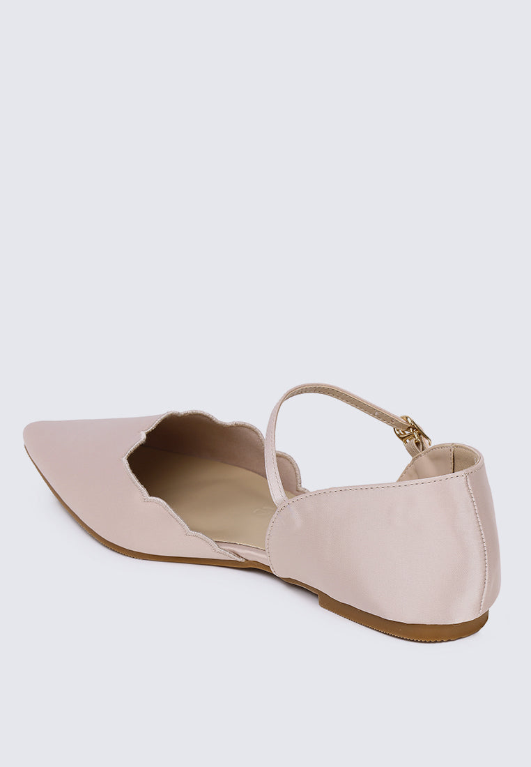 Azzurra Comfy Ballerina In Beige