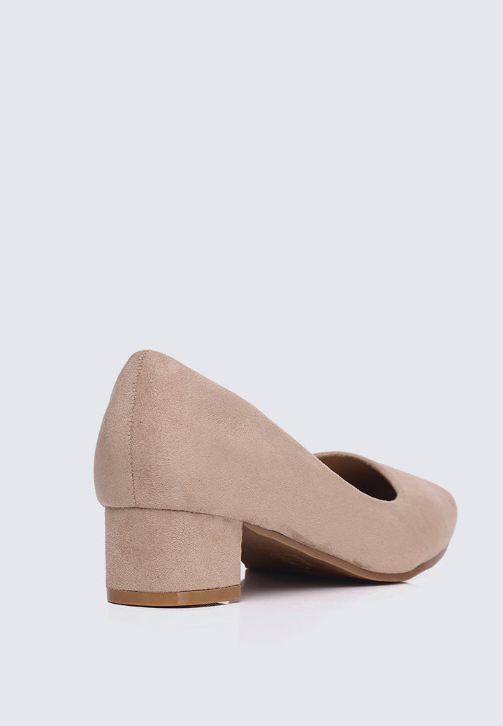 Leah Comfy Pumps In Almond