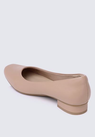Vyan Comfy Pumps In Almond