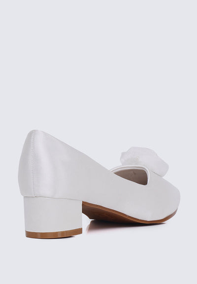 Sereia Comfy Heels In Ivory
