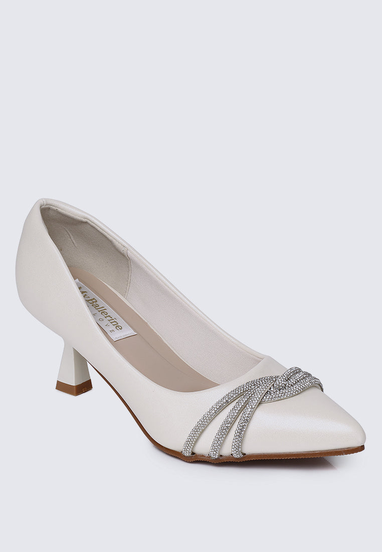 Virorica Comfy Pumps In Ivory