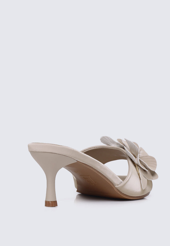 Anneliese Comfy Heels In Nude