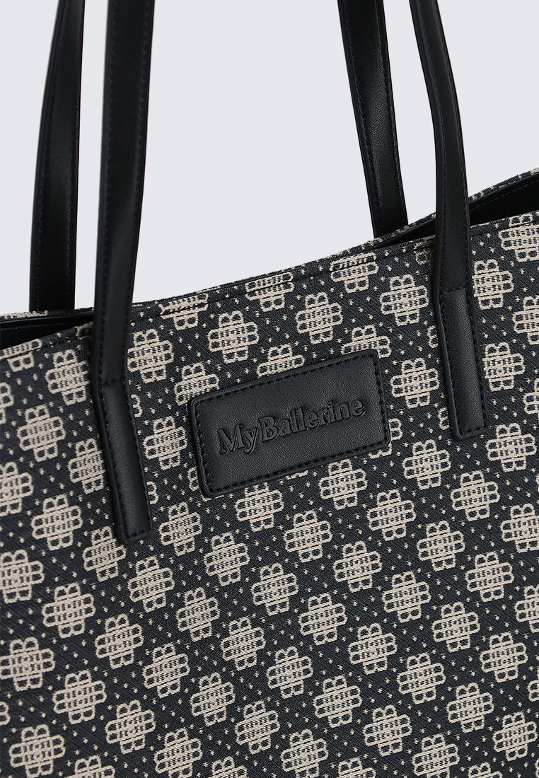 Tiara Tote Bag In Black