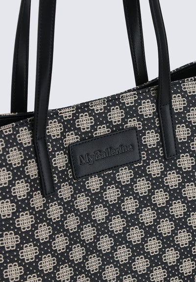 Tiara Tote Bag In Black