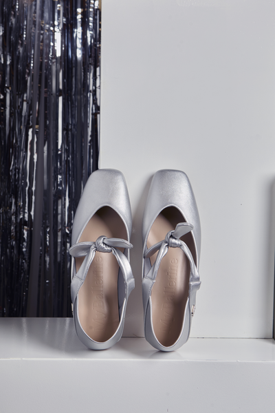 Brenee Comfy Ballerina In Silver