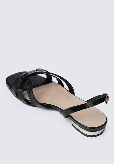 Penny Comfy Sandals In Black