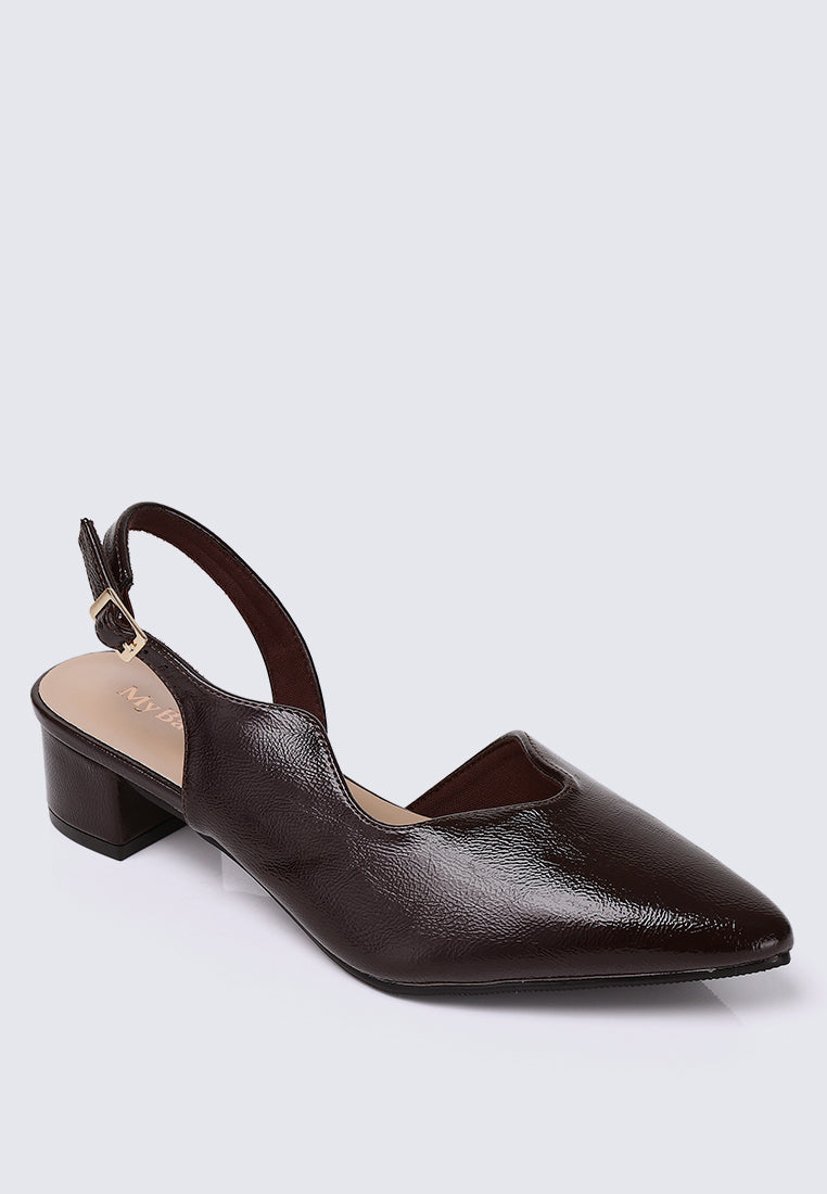 Linnea Ultra WideFit Comfy Heels In Espresso