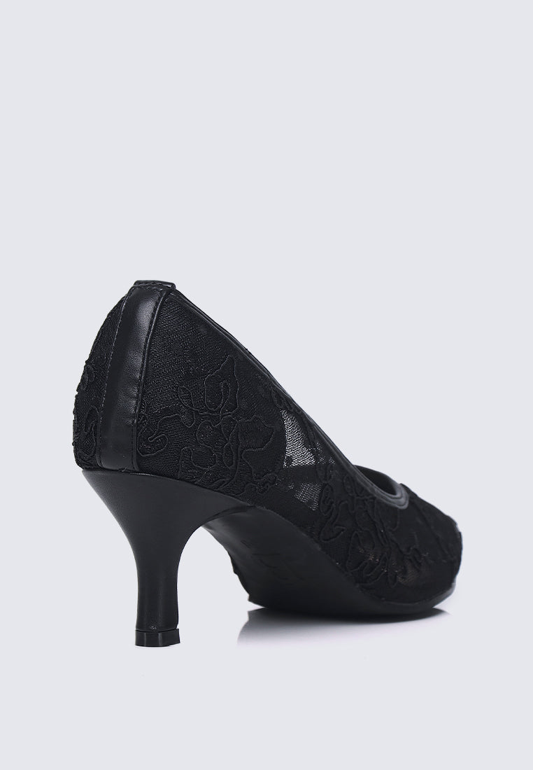 Sylvara Comfy Heels In Black