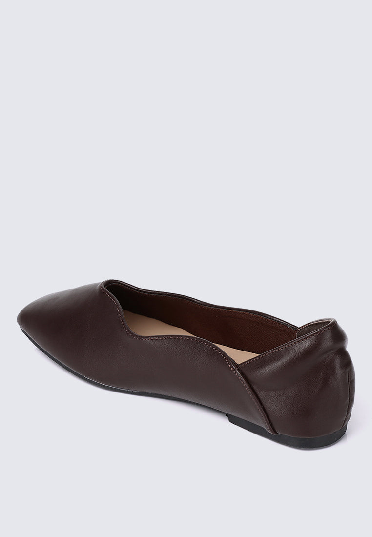 Etta Comfy Ballerina In Espresso