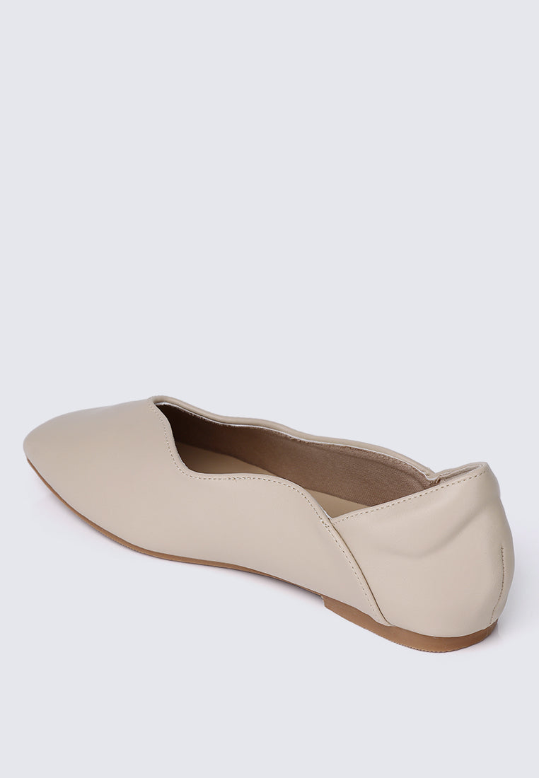 Etta Comfy Ballerina In Almond