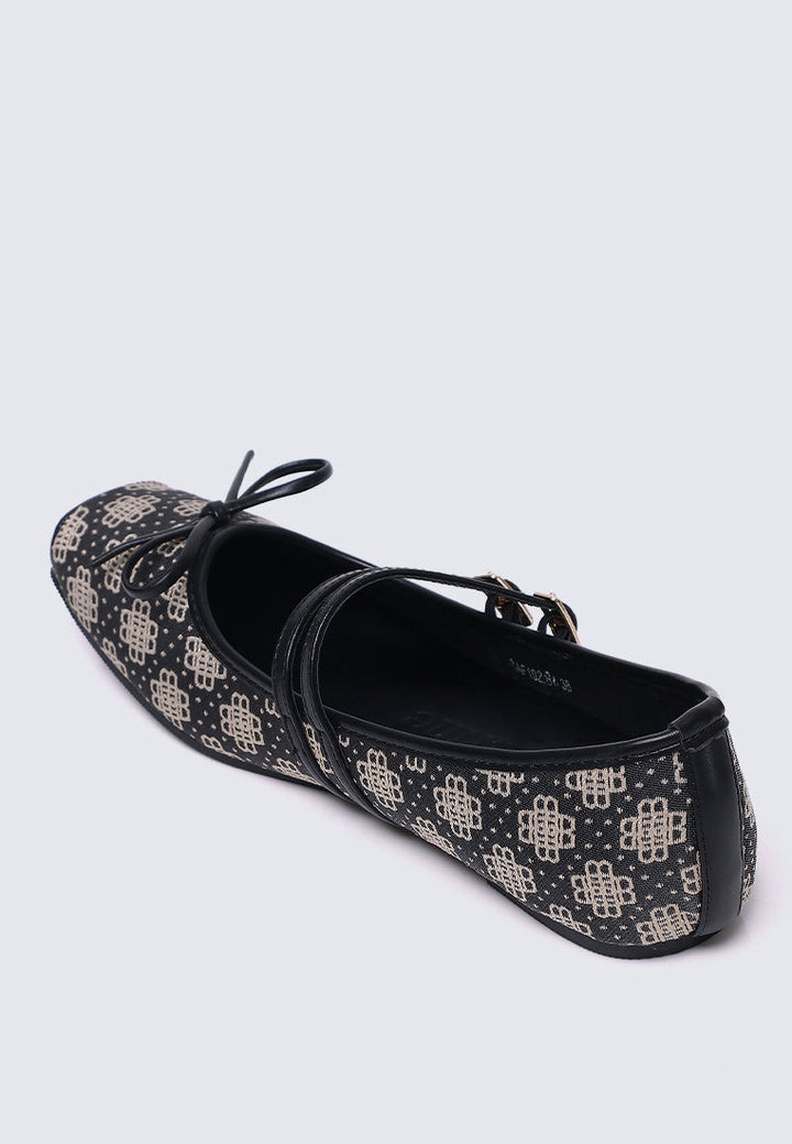 Zahra Comfy Ballerina In Black
