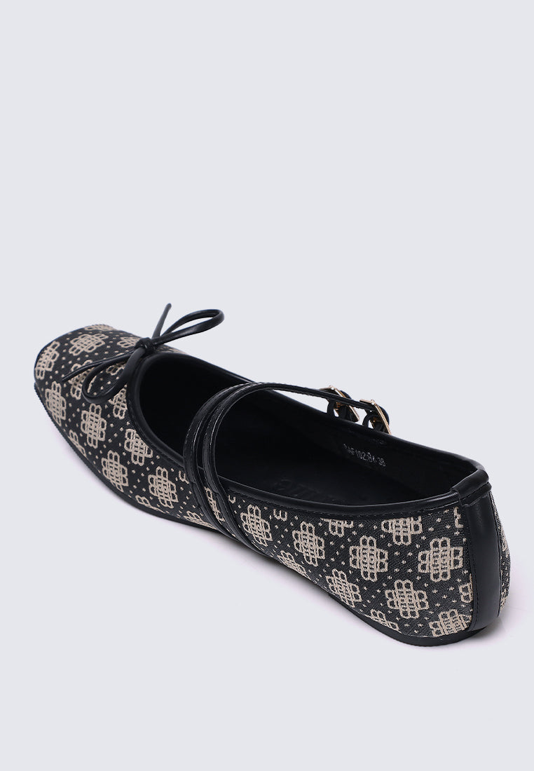 Zahra Comfy Ballerina In Black