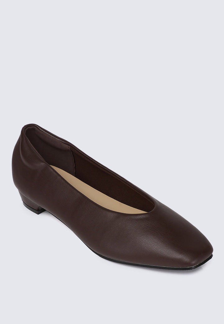 Priscilla Comfy Heels In Espresso