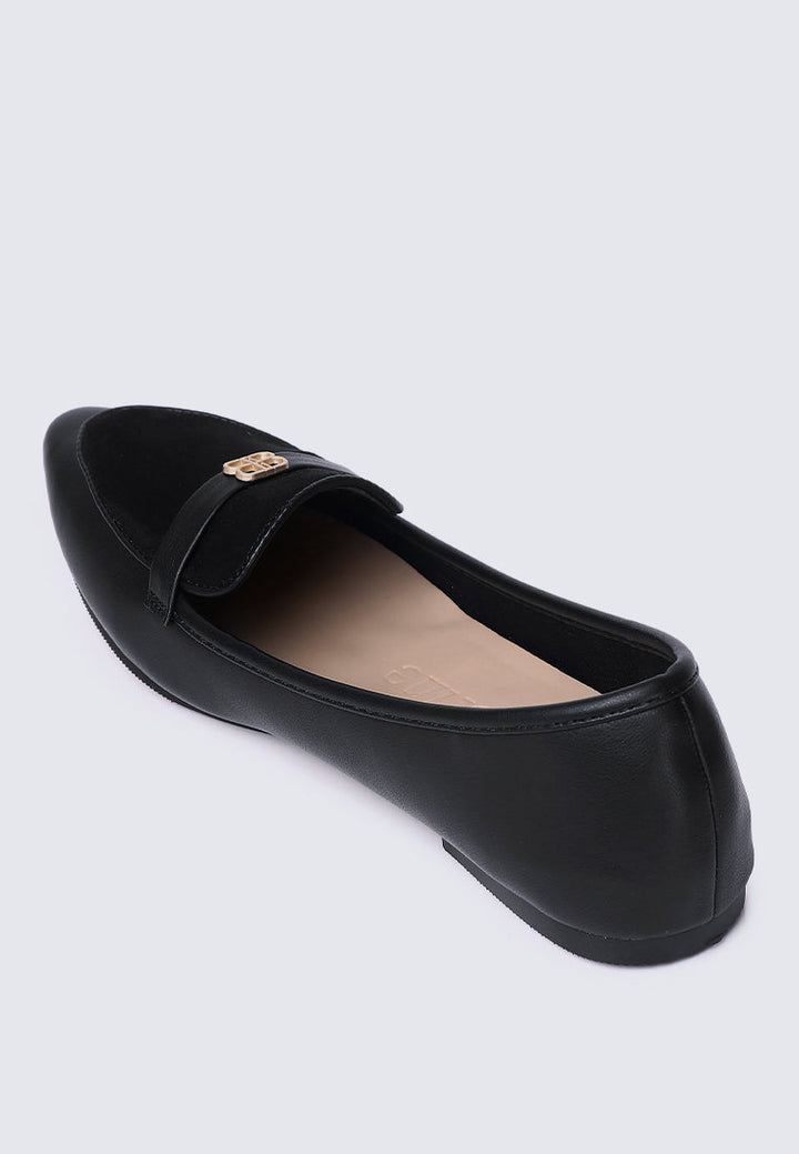 Choco Souffl¨¦ Comfy Loafers In Black