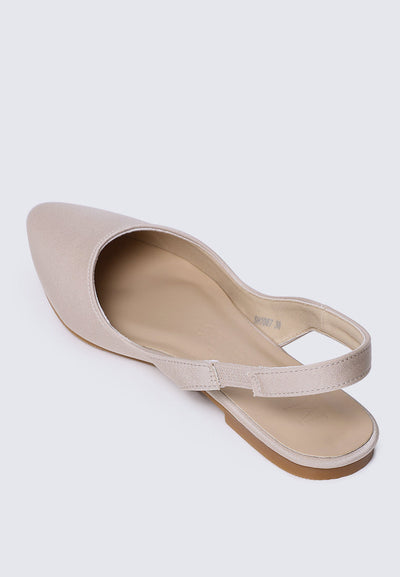 Kate Comfy Ballerina In Almond