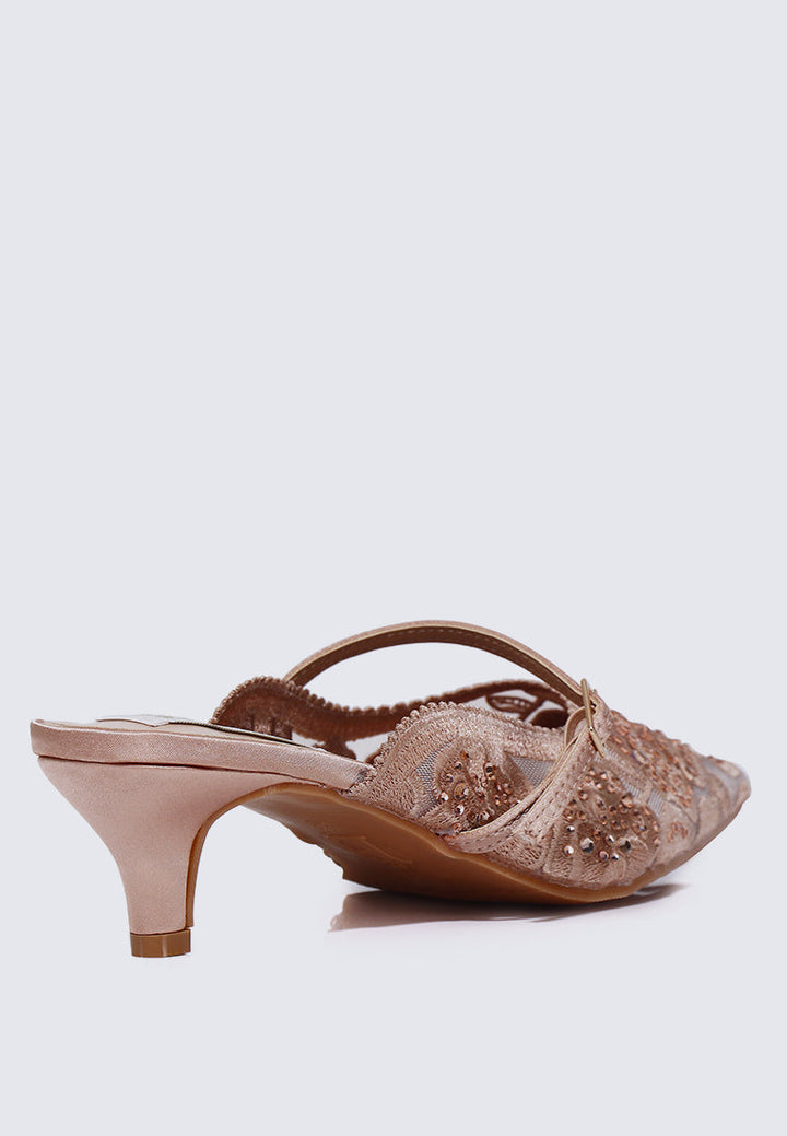 Améa Comfy Heels In Dusty Pink