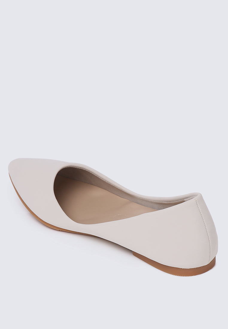 Cece 2.0 Comfy Ballerina In Off White