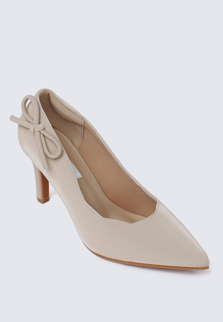 Misha Comfy Heels In Nude