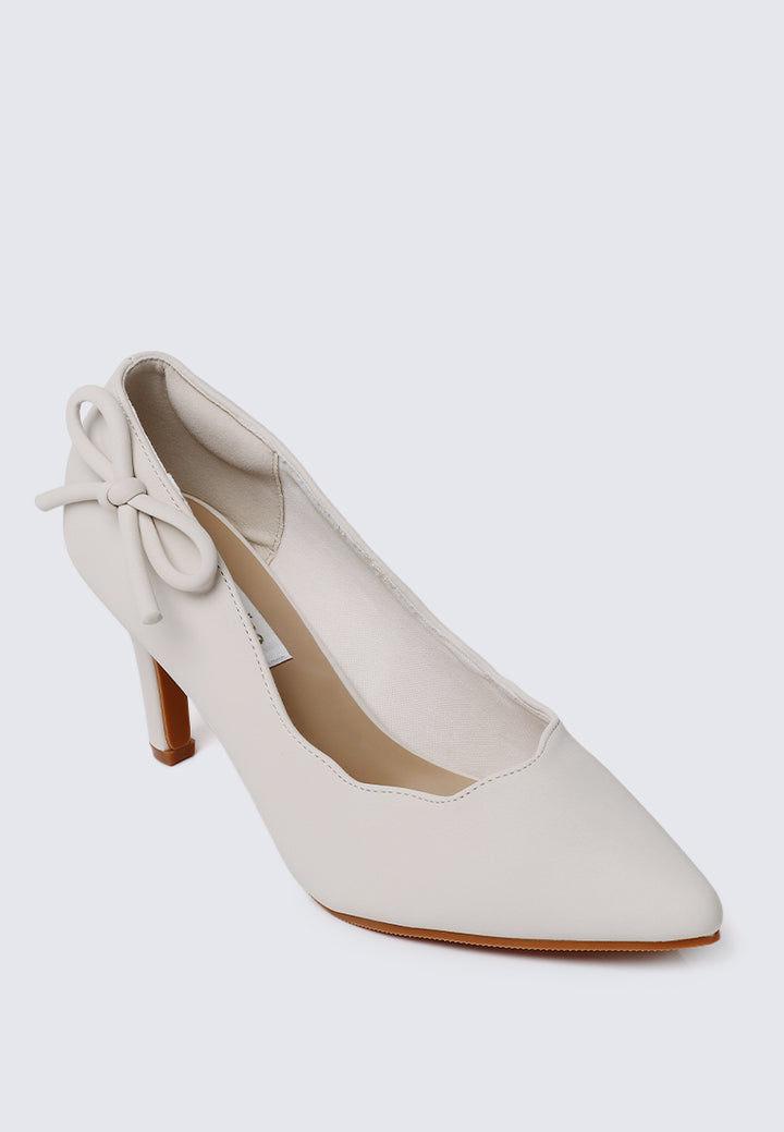 Misha Comfy Heels In Ivory
