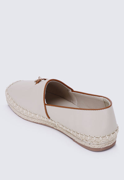 Roberta Comfy Espadrilles In Beige