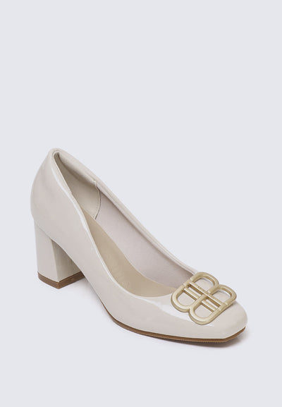 Phyllis Comfy Heels In Almond