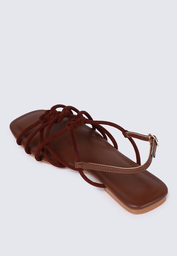 Naomi Comfy Sandals In Brown