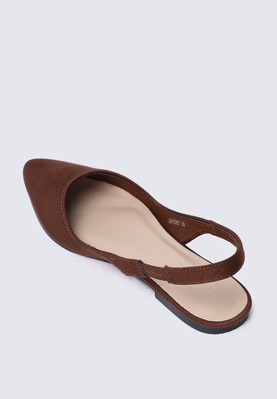 Kate Comfy Ballerina In Espresso