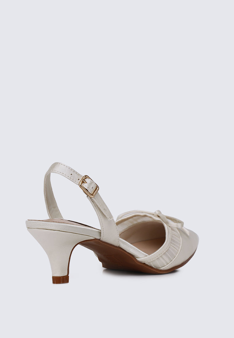 Ivelle Comfy Heels in  Ivory
