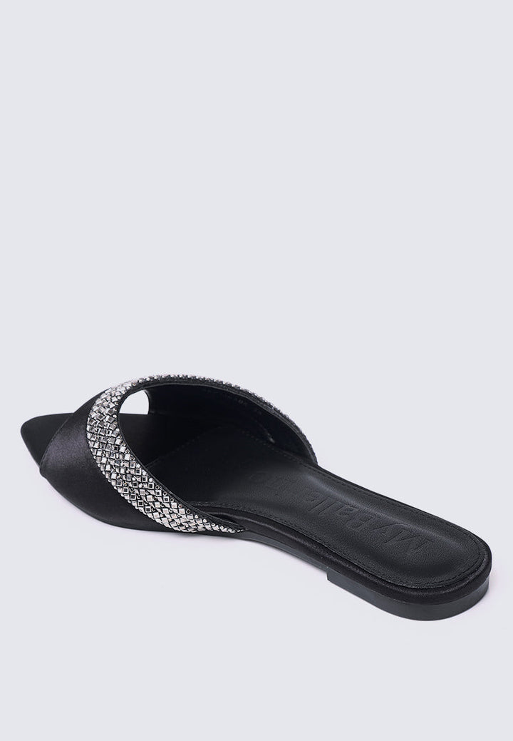 Astra Comfy Sandals In Black