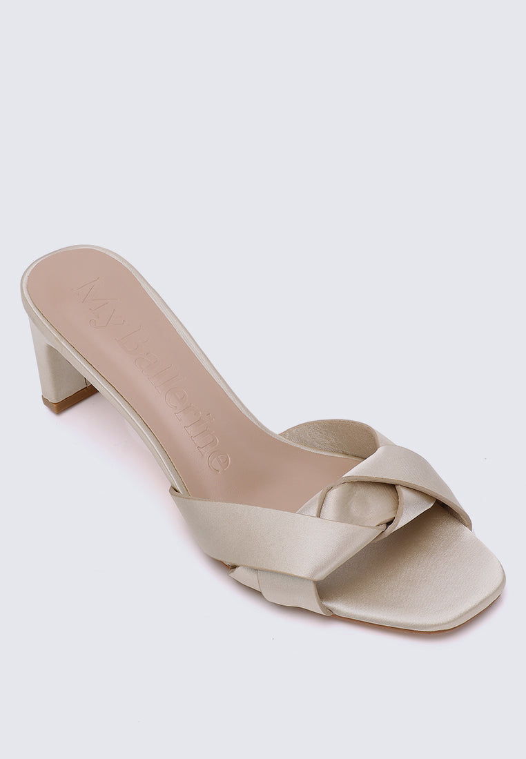 Anne Comfy Heels In Nude