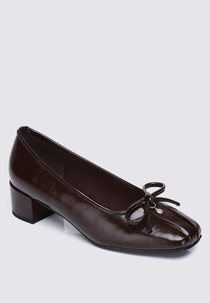 Estelle Comfy Heels In Espresso